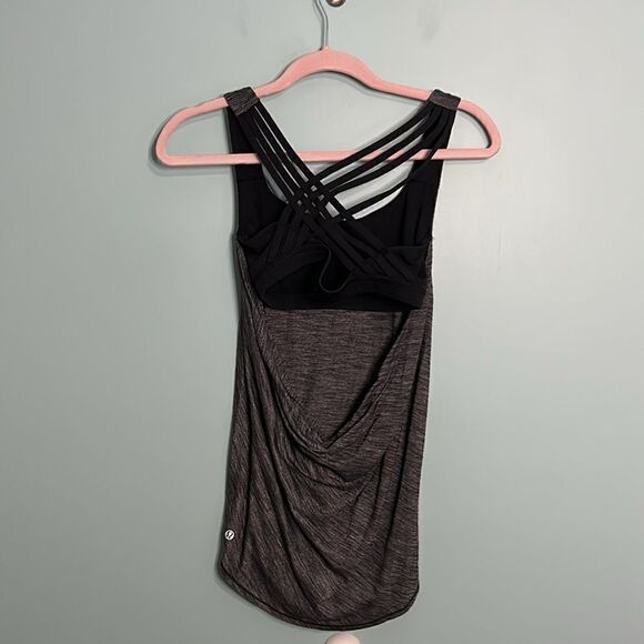 Lululemon Wild Tank In Heathered Black - Picture 2 of 7